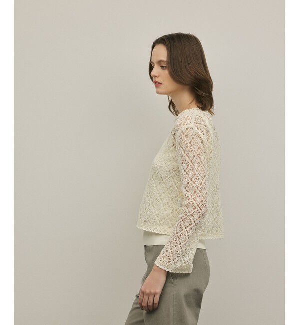 GRACE CONTINENTAL「レースフレアスリーブトップ」|その他|