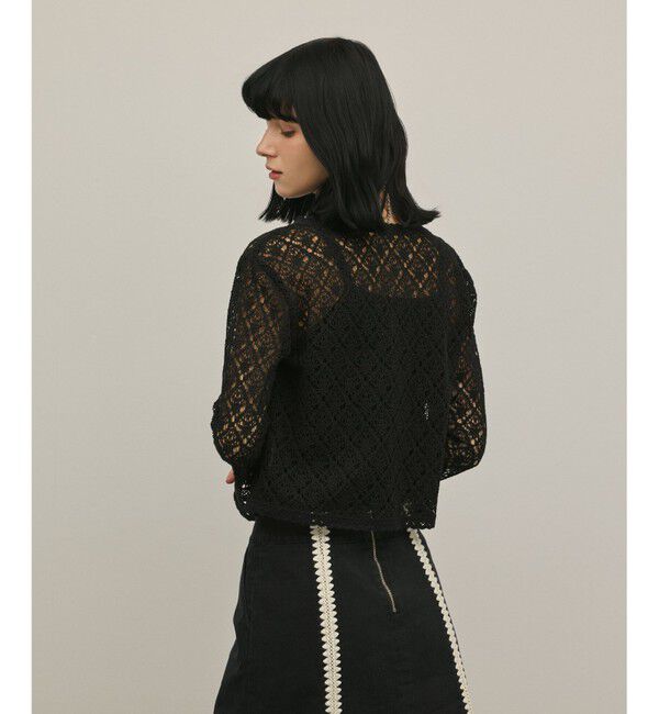 GRACE CONTINENTAL「レースフレアスリーブトップ」|その他|