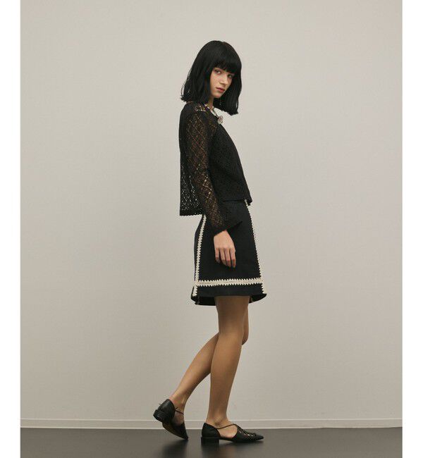 GRACE CONTINENTAL「レースフレアスリーブトップ」|その他|