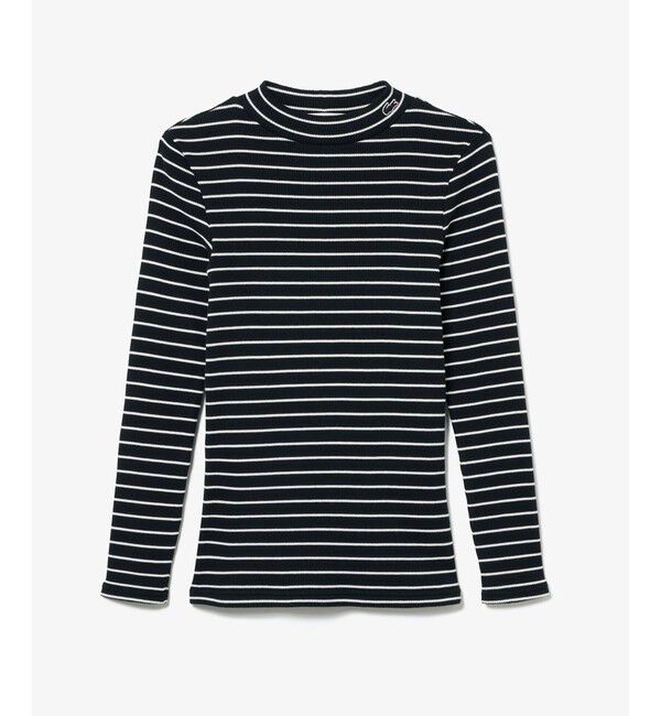 LACOSTE「モックネックロングスリーブTシャツ」|Tシャツ・カットソー|