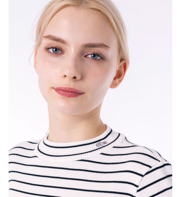 LACOSTE「モックネックロングスリーブTシャツ」|Tシャツ・カットソー|