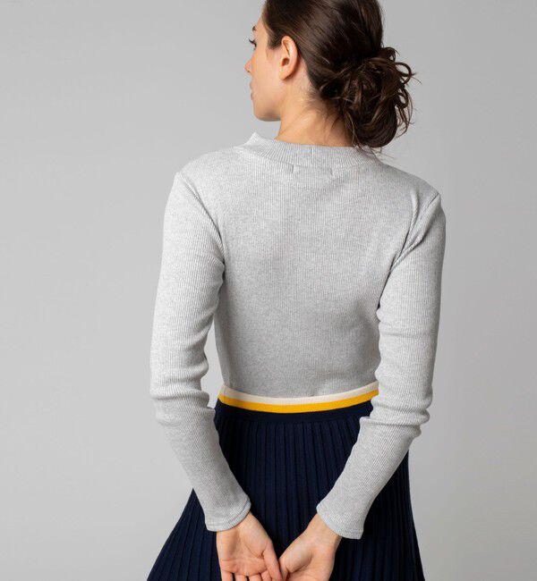 LACOSTE「モックネックロングスリーブTシャツ」|Tシャツ・カットソー|