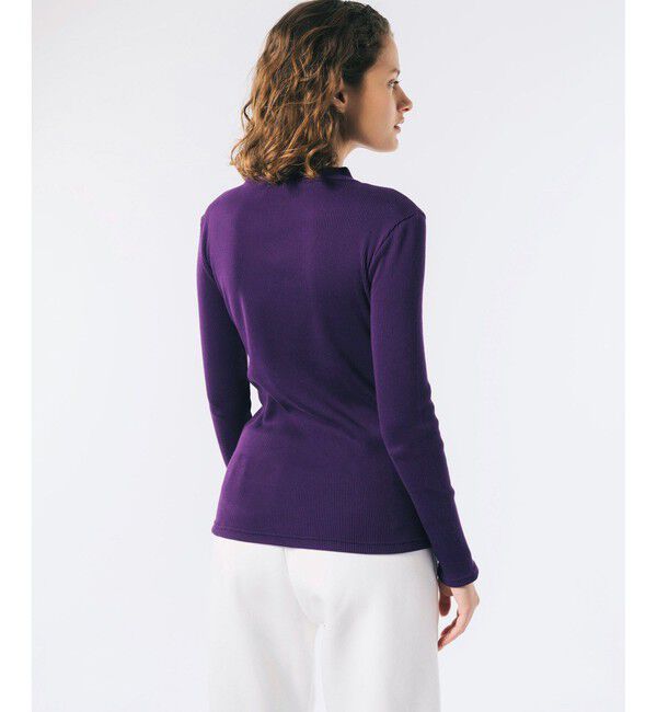 LACOSTE「モックネックロングスリーブTシャツ」|Tシャツ・カットソー|