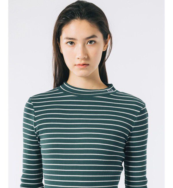 LACOSTE「モックネックロングスリーブTシャツ」|Tシャツ・カットソー|