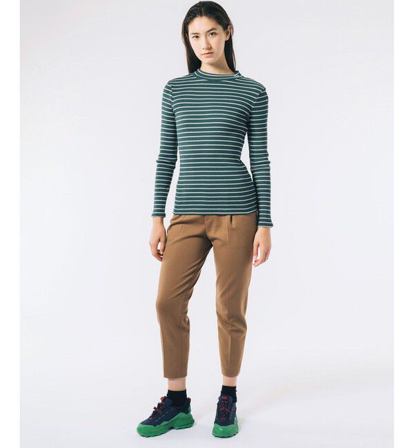 LACOSTE「モックネックロングスリーブTシャツ」|Tシャツ・カットソー|