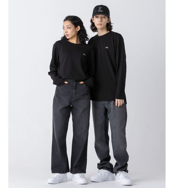 LACOSTE「クラシックフィット ビッグピケ ロングスリーブTシャツ」|Tシャツ・カットソー|