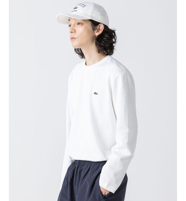 LACOSTE「クラシックフィット ビッグピケ ロングスリーブTシャツ」|Tシャツ・カットソー|