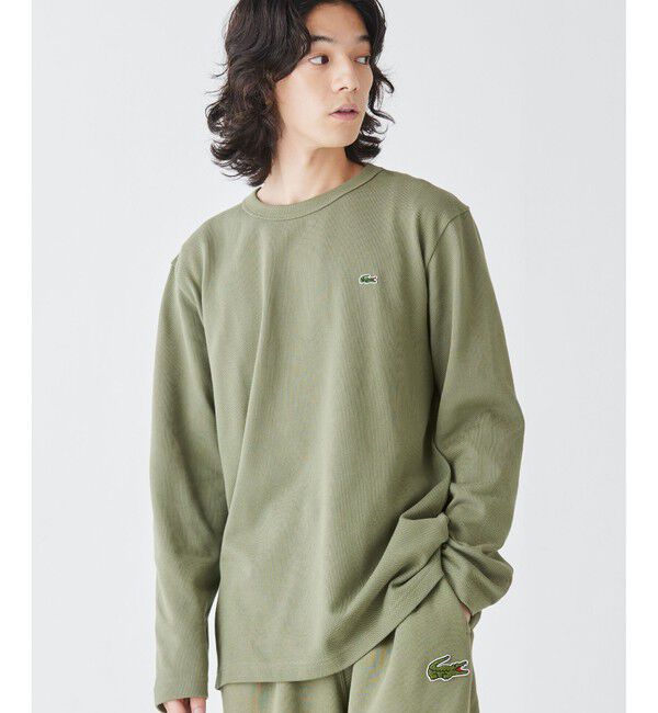 LACOSTE「クラシックフィット ビッグピケ ロングスリーブTシャツ」|Tシャツ・カットソー|