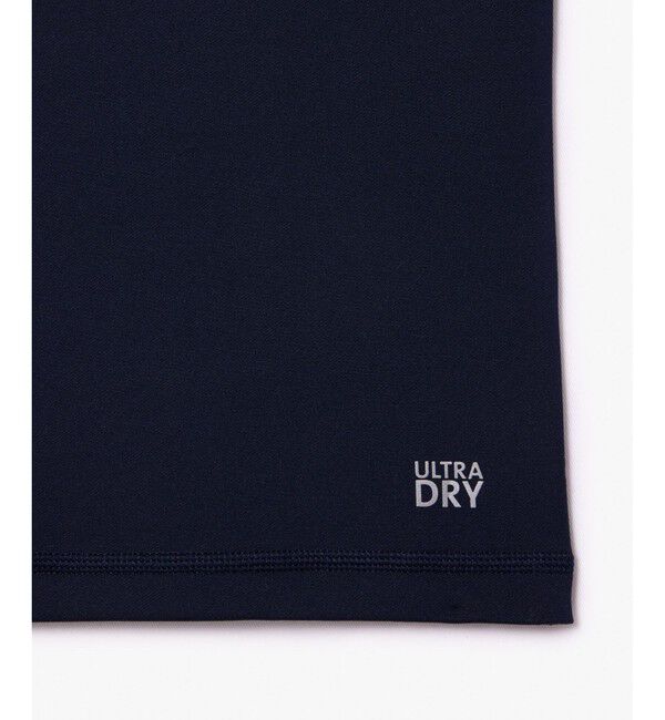 LACOSTE「ウルトラドライ 吸水速乾 タイトフィットモックネックTシャツ」|Tシャツ・カットソー|