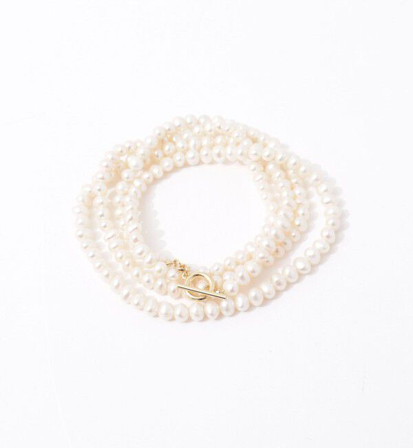 grace grace「淡水パールロングネックレス」|ネックレス|