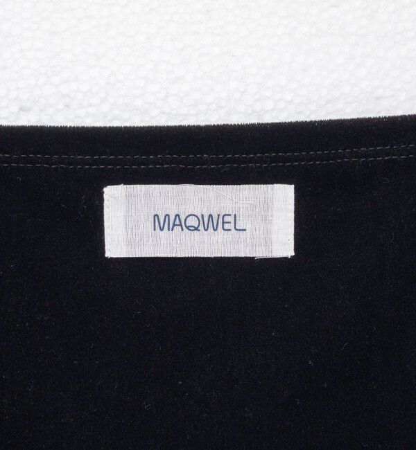 MAQWEL「【MAQWEL/マクウェル】ウォッシャブルベロアレイヤードトップス」|Tシャツ・カットソー|