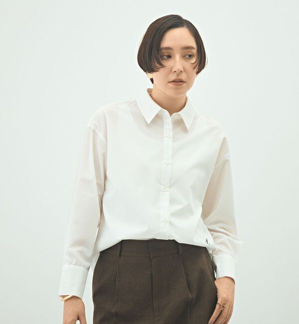NOLLEY'S「ウォッシャブルリボン付きシャツ」|シャツ・ブラウス|