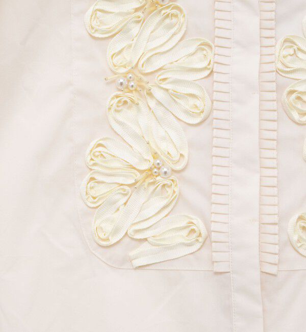 NOLLEY'S「【SOI-MeME/ソワメム】コードエンブロイダリーパールブラウス」|シャツ・ブラウス|