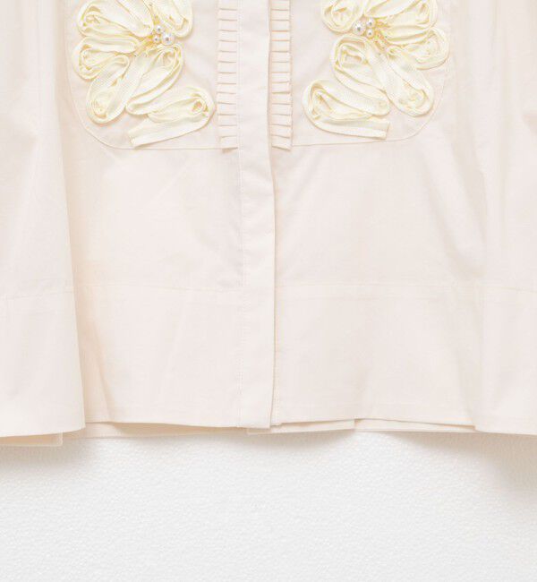 NOLLEY'S「【SOI-MeME/ソワメム】コードエンブロイダリーパールブラウス」|シャツ・ブラウス|