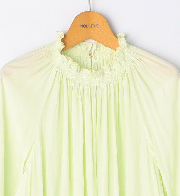NOLLEY'S「ウォッシャブル2WAY割繊衿フリルブラウス」|シャツ・ブラウス|