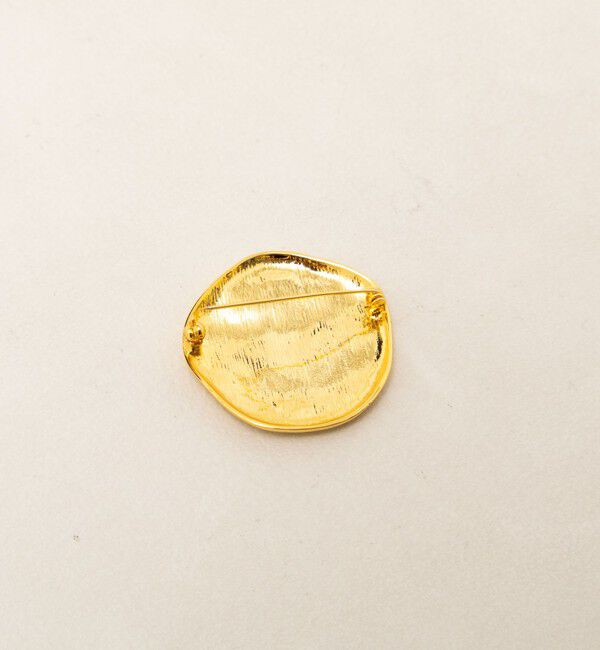 NOLLEY'S「ブローチ付きAラインノーカラーコート」|ノーカラーコート|