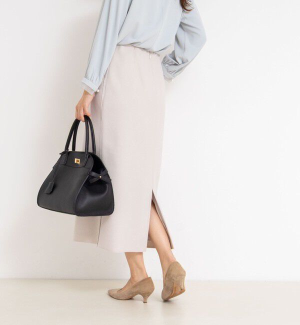 NOLLEY'S「【一部WEB限定カラー＆サイズ】ウォッシャブルＷジャージタイトスカート」|タイト|