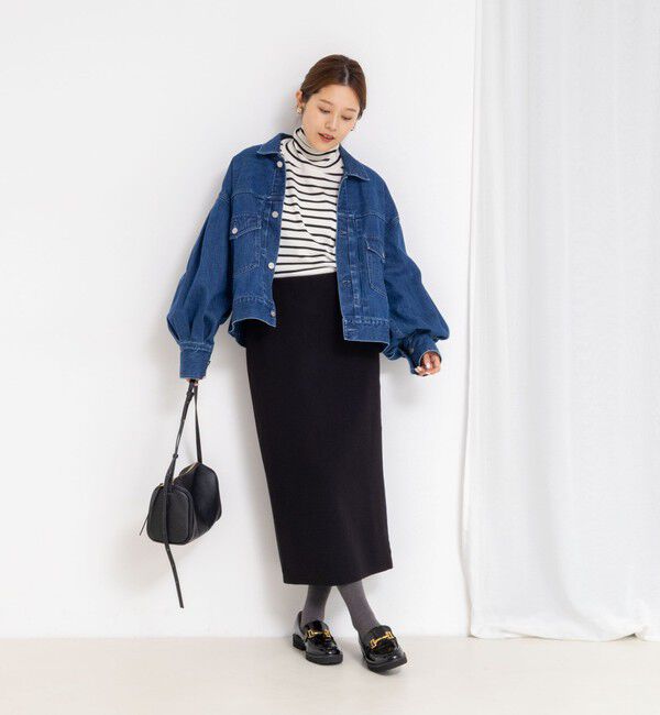 NOLLEY'S「【一部WEB限定カラー＆サイズ】ウォッシャブルＷジャージタイトスカート」|タイト|