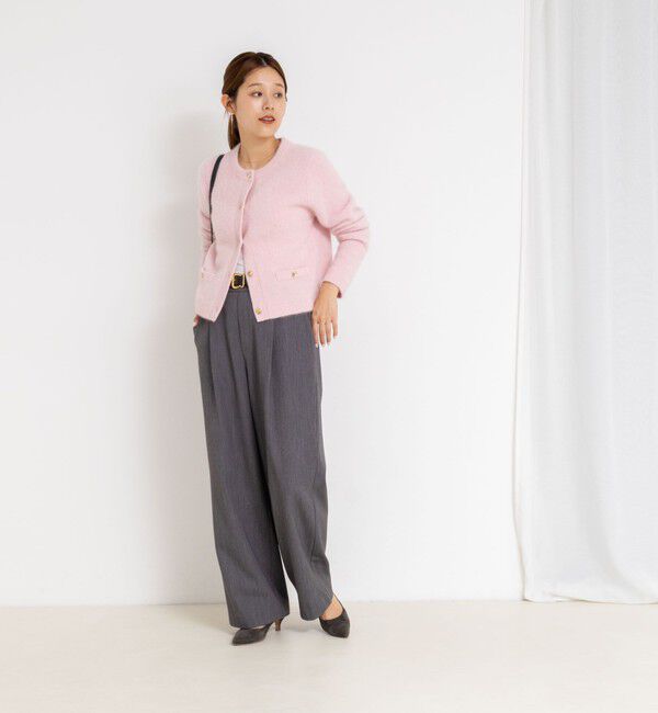 NOLLEY'S「ウォッシャブル裏起毛イージーワイドパンツ」|その他|