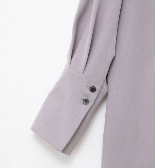 NOLLEY'S sophi「ウォッシャブルツイルロングシャツワンピース」|ワンピース|