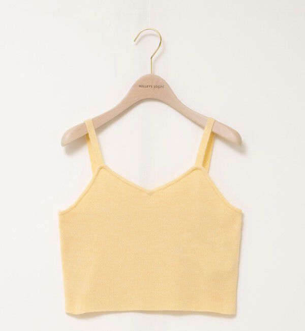 NOLLEY'S sophi「《手洗い可能》モヘヤ混片畦ビスチェ」|ニット・セーター|