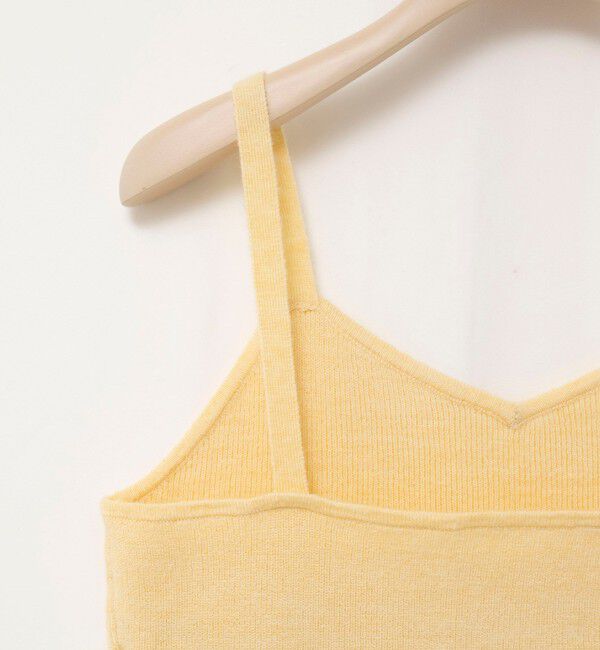 NOLLEY'S sophi「《手洗い可能》モヘヤ混片畦ビスチェ」|ニット・セーター|