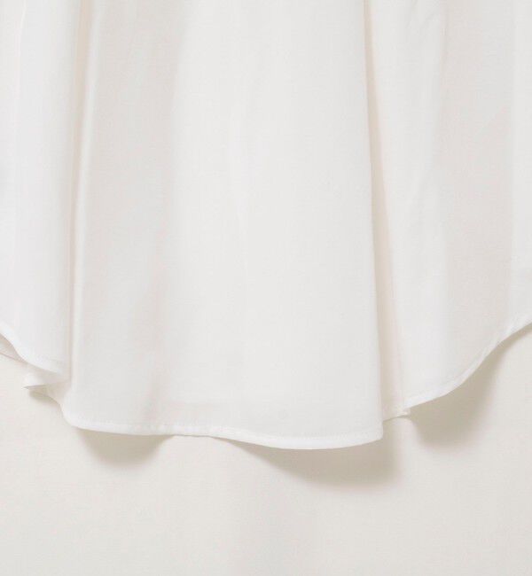 NOLLEY'S「ウォッシャブルフロントフリルVネックブラウス」|シャツ・ブラウス|