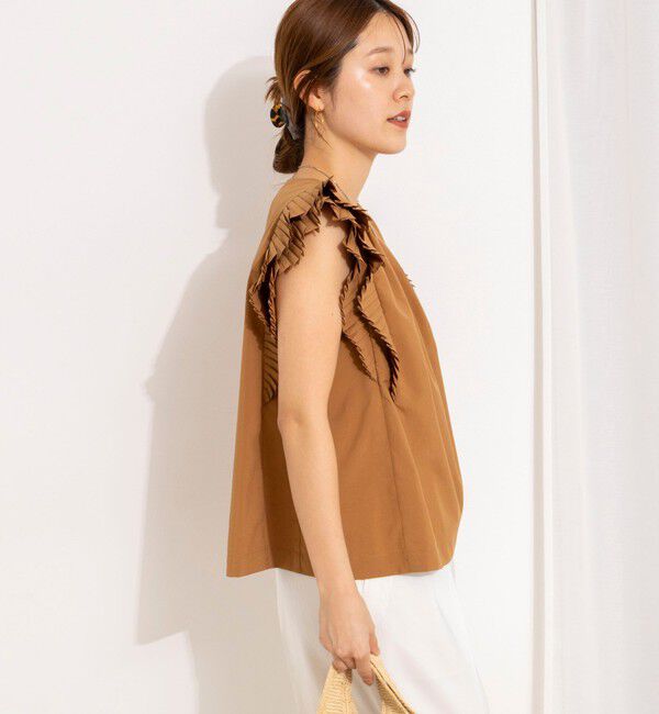 NOLLEY'S「ウォッシャブル高機能袖プリーツブラウス」|シャツ・ブラウス|