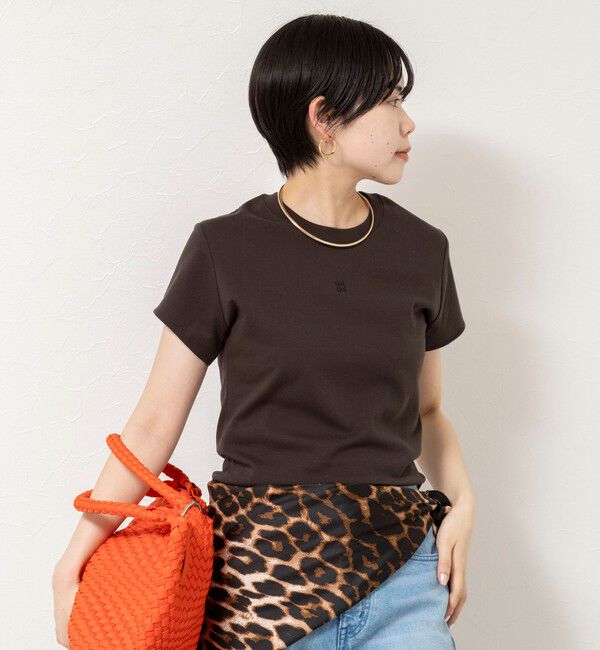 NOLLEY'S「【nolnol/ノルノル】ウォッシャブルクルーネックTee」|Tシャツ・カットソー|