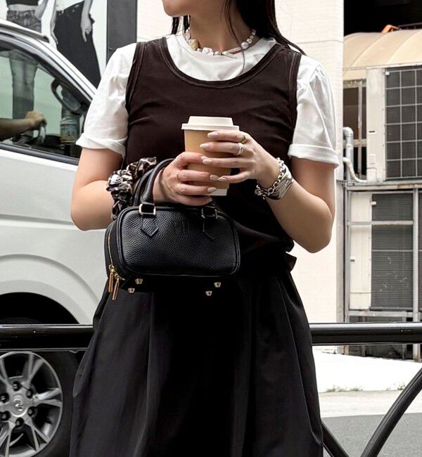 fredy emue「FRミニレザーボストンバッグ」|ショルダー・メッセンジャー|