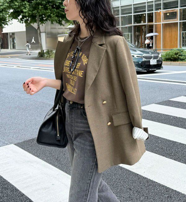 fredy emue「ダブルブレストジャケット」|テーラードジャケット|