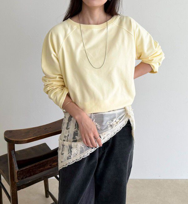 fredy emue「ミニ裏毛クロップドスウェットプルオーバー」|スウェット・ジャージ|