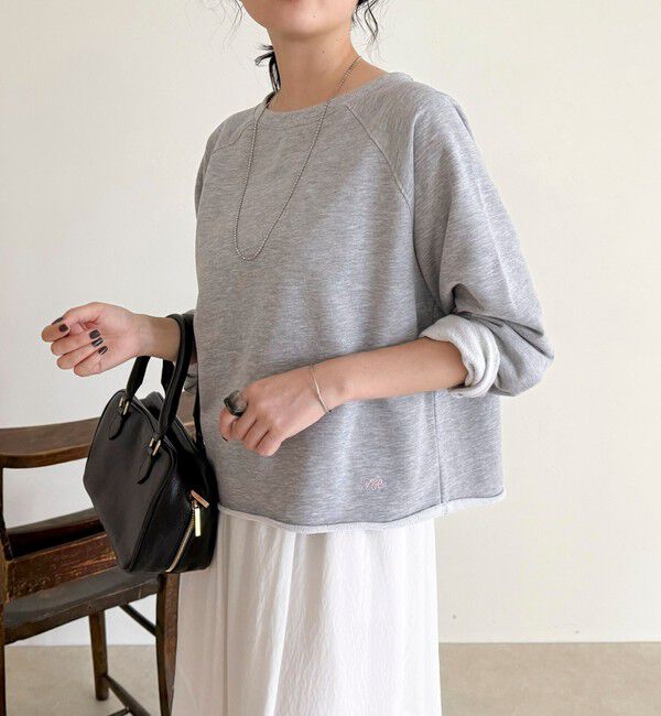fredy emue「ミニ裏毛クロップドスウェットプルオーバー」|スウェット・ジャージ|