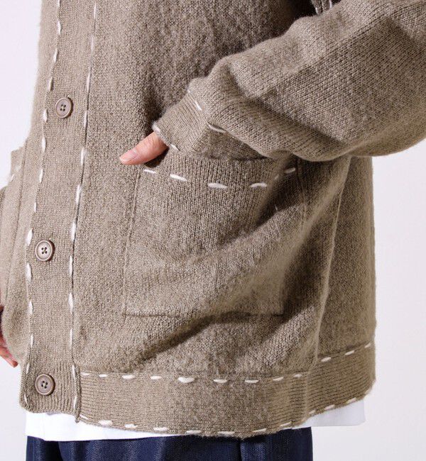 GLOSTER「【ユニセックス対応】ハンドステッチニットジャケット」|カーディガン|