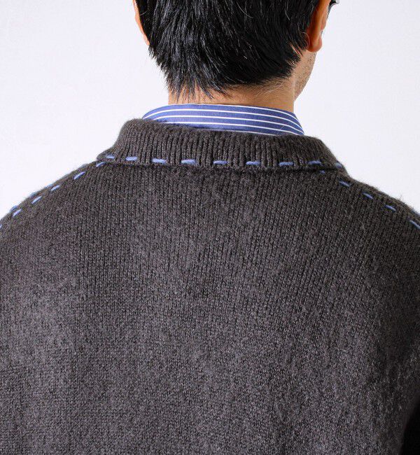 GLOSTER「【ユニセックス対応】ハンドステッチニットジャケット」|カーディガン|
