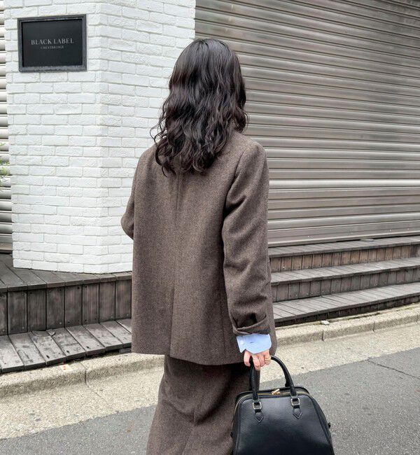 fredy emue「《セットアップ対応》ツィードオーバージャケット」|テーラードジャケット|