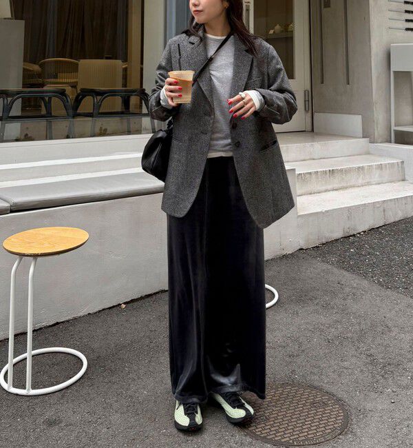 fredy emue「《セットアップ対応》ツィードオーバージャケット」|テーラードジャケット|