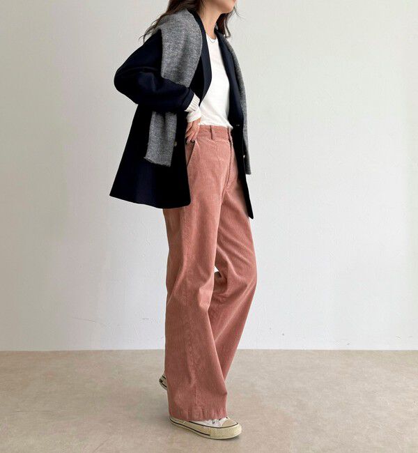 fredy emue「コーデュロイストレートパンツ」|チノ|