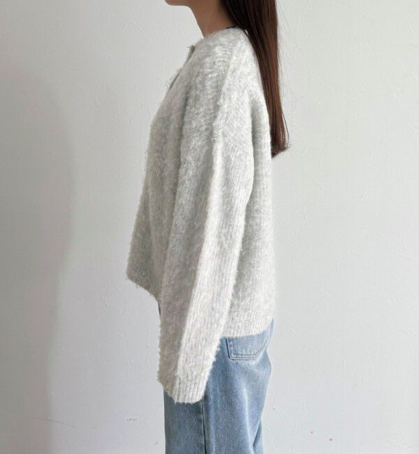 fredy emue「ふわふわ起毛ニットカーディガン」|カーディガン|