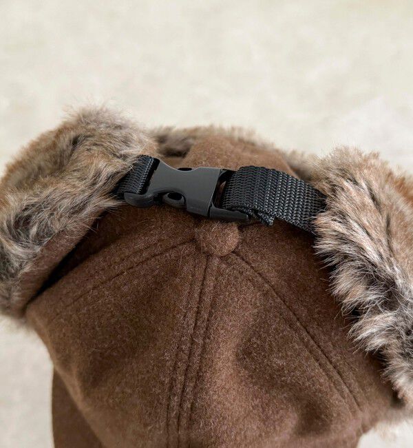 fredy emue「ファーツイードフライトキャップ」|キャップ・キャスケット|