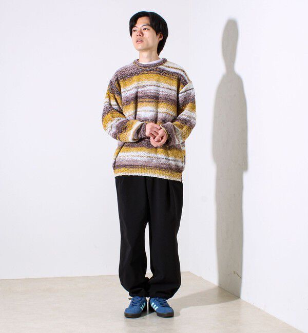 GLOSTER「【ふんわり立体感】グラデーションブークレプルオーバー」|ニット・セーター|