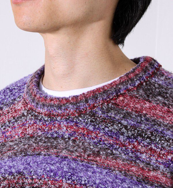GLOSTER「【ふんわり立体感】グラデーションブークレプルオーバー」|ニット・セーター|