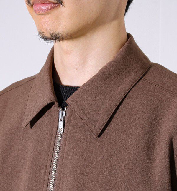 GLOSTER「【セットアップ対応】ウールライクジップジャケット」|ブルゾン・スタジャン|