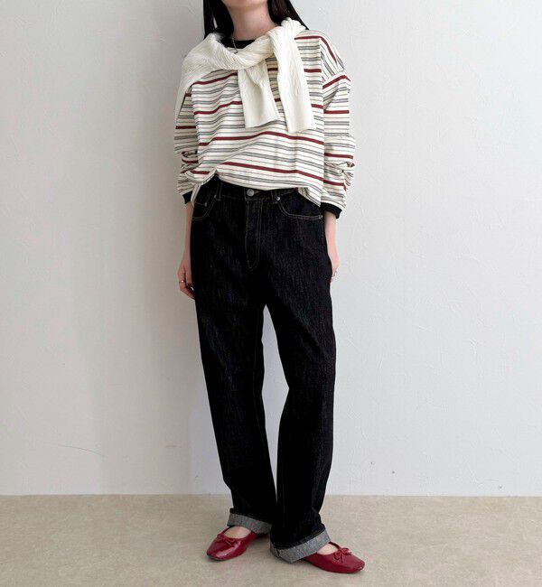 fredy emue「【GEVACO/ゲバコ】ボーダー天竺ベーシックロングスリーブTシャツ」|Tシャツ・カットソー|