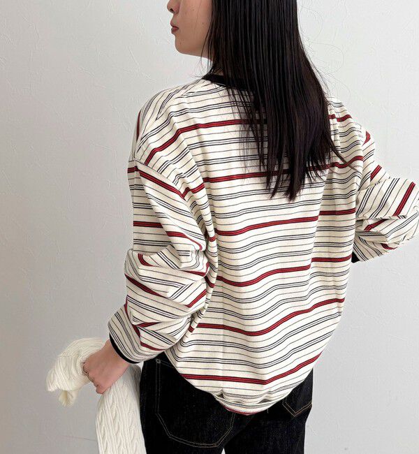 fredy emue「【GEVACO/ゲバコ】ボーダー天竺ベーシックロングスリーブTシャツ」|Tシャツ・カットソー|