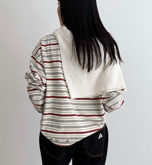 fredy emue「【GEVACO/ゲバコ】ボーダー天竺ベーシックロングスリーブTシャツ」|Tシャツ・カットソー|