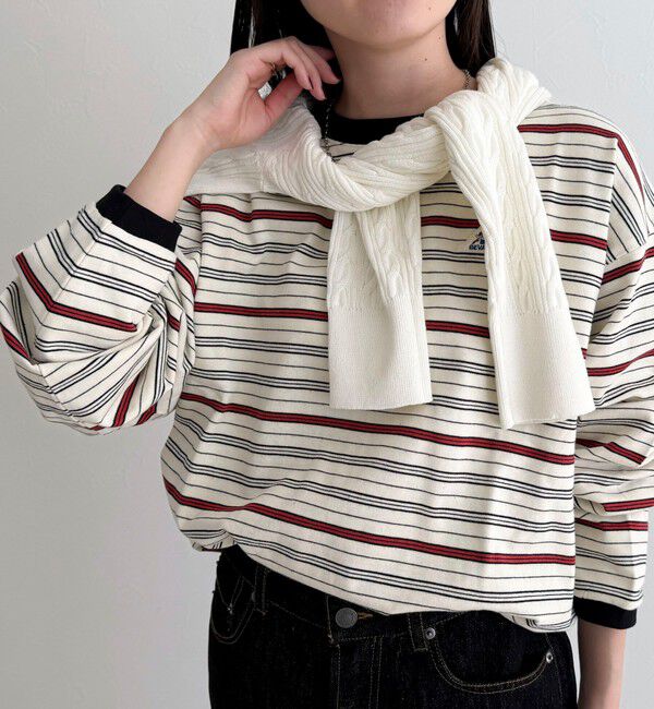 fredy emue「【GEVACO/ゲバコ】ボーダー天竺ベーシックロングスリーブTシャツ」|Tシャツ・カットソー|