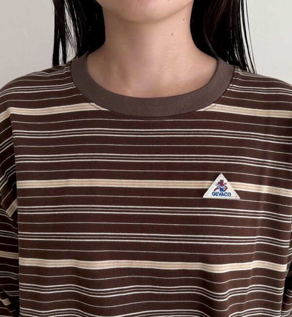 fredy emue「【GEVACO/ゲバコ】ボーダー天竺ベーシックロングスリーブTシャツ」|Tシャツ・カットソー|