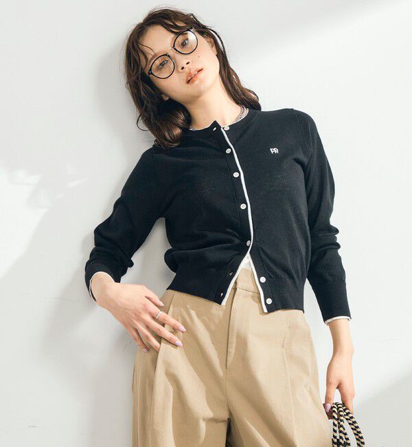 fredy emue「UVカットFRベーシックカーディガン」|カーディガン|