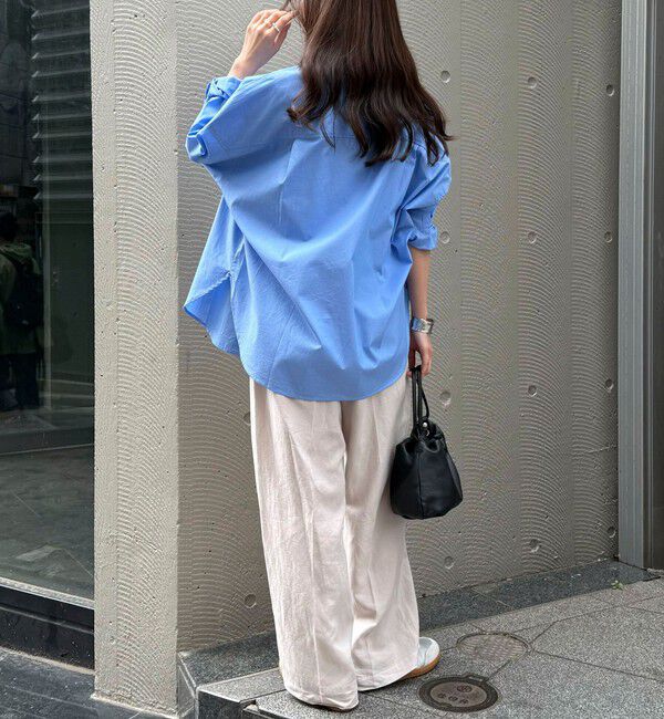 fredy emue「汗染み軽減加工COTTONオーバーシャツ」|シャツ・ブラウス|